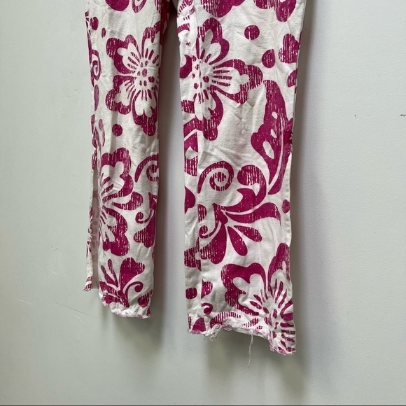 Vintage Rusty Floral Cropped Pants - Picture 2 of 10